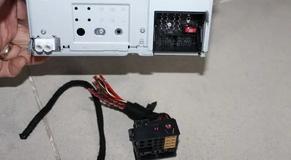 Skoda Octavia Mk2 (1Z) Sound system wiring loom 1Z0035156M 3B7035444