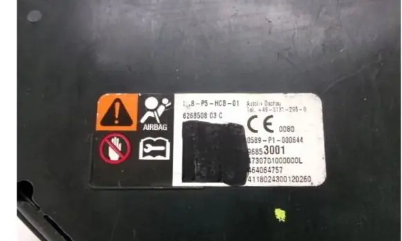 Opel Corsa E Seat airbag 626851101