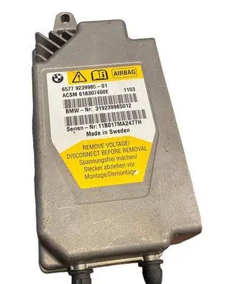 BMW 5 F10 F11 Airbag control unit/module 9239985