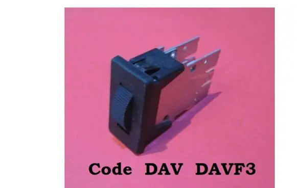 Renault 19 Panel lighting control switch DAV DAVF3