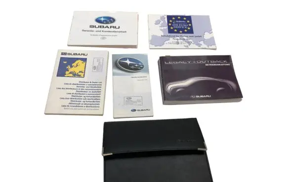 Subaru Outback Owners service history hand book 