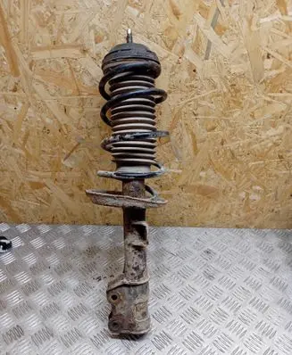 Front shock absorber with coil spring