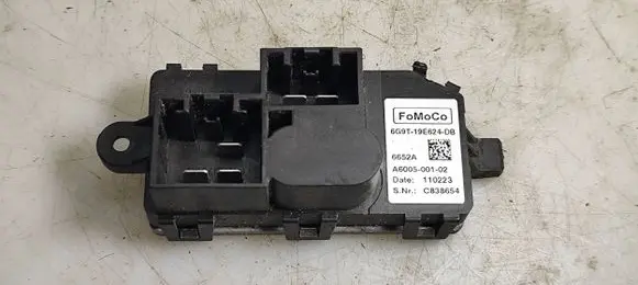 Ford S-MAX Heater blower motor/fan resistor 6G9T19E624DB 6652A A600500102