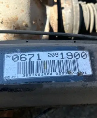 Mercedes-Benz CLK A209 C209 Rear axle beam with reductor 2093501900 A2093501900