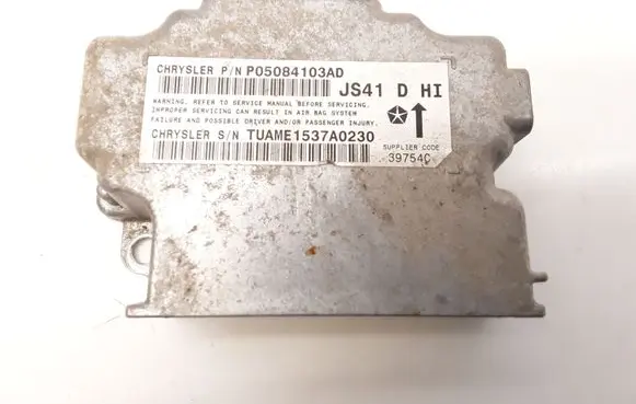 Chrysler Sebring (JS) Airbag control unit/module P05084103AD P05084103 1537A0230