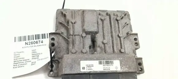 Opel Movano B Engine control unit/module ECU 237100827S