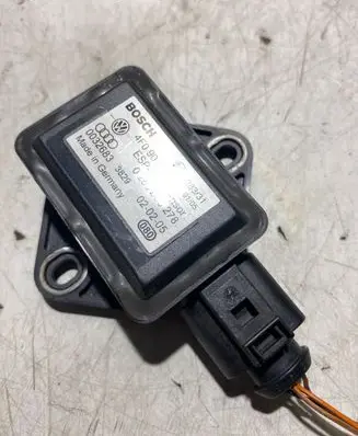 Audi A6 S6 C6 4F ESP acceleration yaw rate sensor 4F0907637 0265005278 0032683
