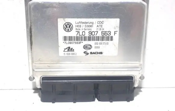 Volkswagen Touareg I Air suspension control unit module (rear) 7LO907553F
