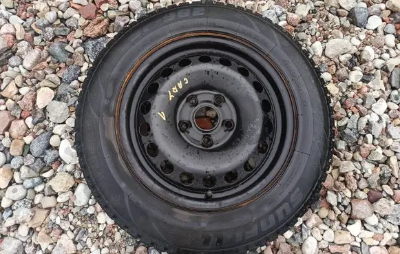 Volkswagen Caddy R15 spare wheel 