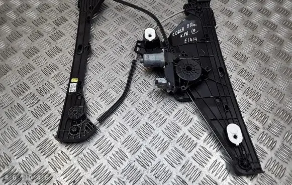 Opel Corsa F Rear door window regulator with motor 156173912