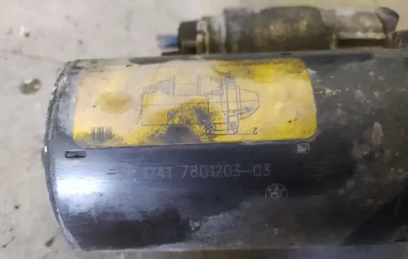 BMW 3 E90 E91 Starter motor 7801203