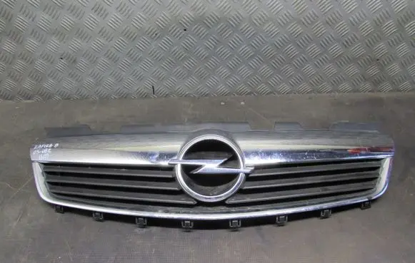 Opel Zafira B Front bumper upper radiator grill 13136136