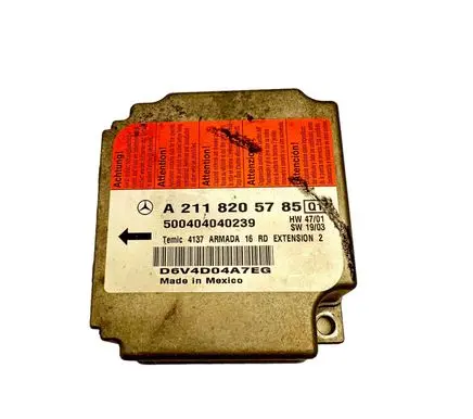 Mercedes-Benz E W211 Airbag control unit/module A2118205785 500404040239 D6V4D04A7EG