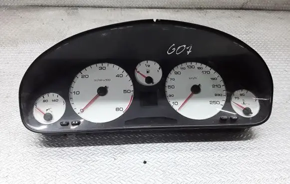 Peugeot 607 Speedometer (instrument cluster) 9639118780