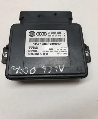 Audi A6 S6 C6 4F Hand brake control module 4F0907801A 4F0910801C