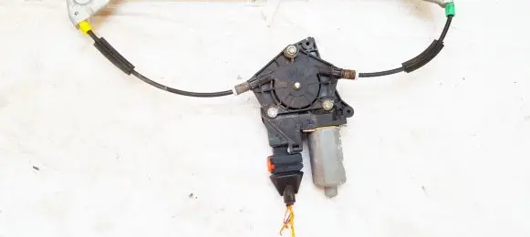 Sliding door window regulator with motor