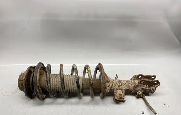 Front shock absorber with coil spring