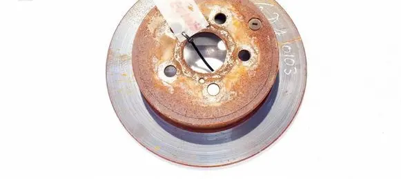 Toyota Avensis T250 Rear brake disc neventiliuojamas