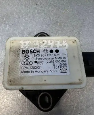 Audi A5 8T 8F ESP acceleration yaw rate sensor 8K0907637A