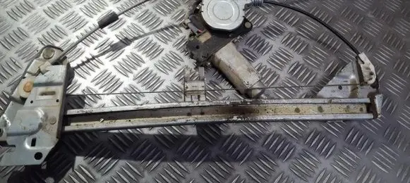 Sliding door window regulator with motor