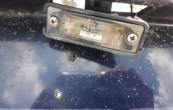 Number plate light