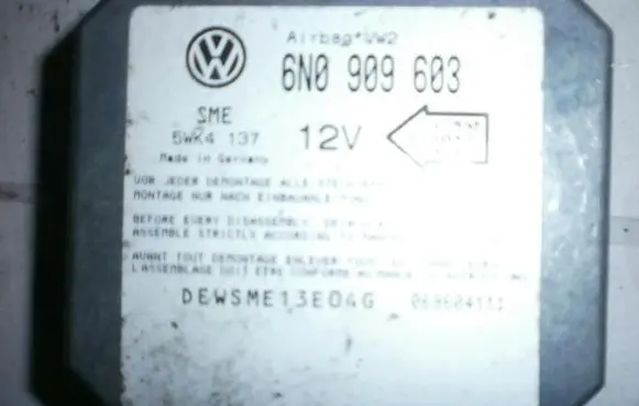 Volkswagen Sharan Airbag control unit/module 6N0909603 5WK4137