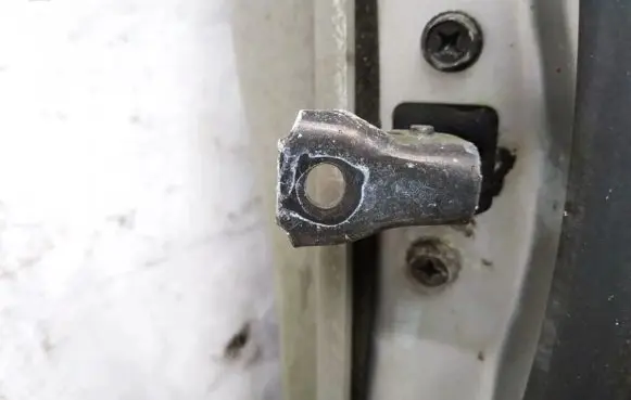 Mitsubishi Galant Rear door check strap stopper