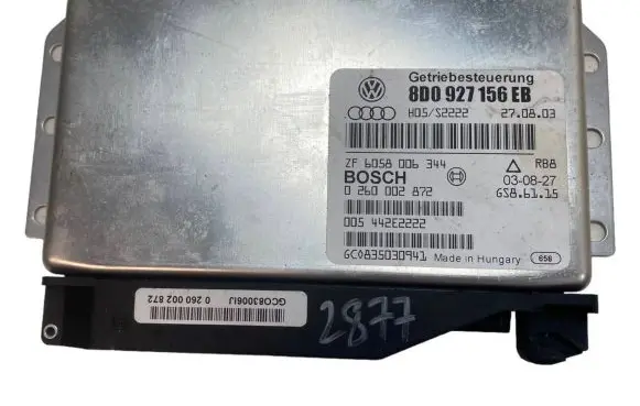 Skoda Superb B5 (3U) Gearbox control unit/module 8D0927156EB 6058006344 0260002872