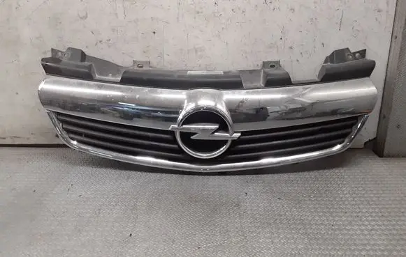 Opel Zafira B Front bumper upper radiator grill 13157590