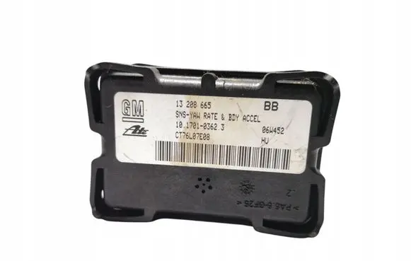 Opel Zafira B ESP acceleration yaw rate sensor 13208665