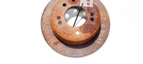 KIA Ceed Rear brake disc neventiliuojamas