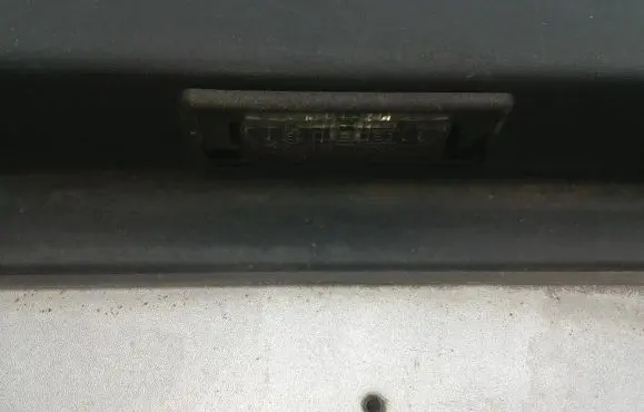 Number plate light