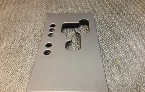 Gear shifter surround trim plastic
