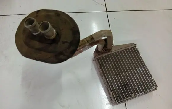 Heater blower radiator