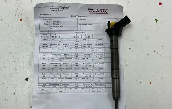 Audi A4 S4 B7 8E 8H Fuel injector 0986435358