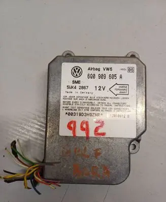 Volkswagen Golf IV Airbag control unit/module 6Q0909605A 17010612B 5WK42867
