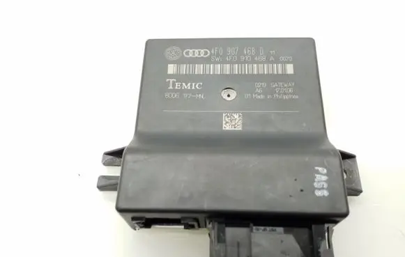 Audi A6 S6 C6 4F Gateway control module 4F0907468D 4F0910468A
