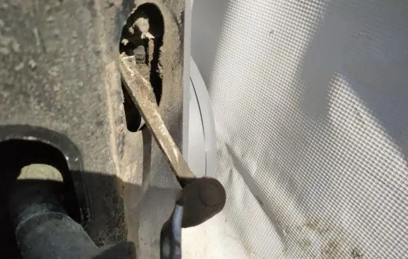 Renault Megane I Front door check strap stopper 