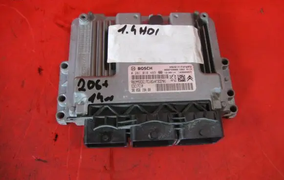 Peugeot 206+ Engine control unit/module 9805619480 0281018483