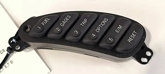 Chevrolet Corvette C5 A set of switches 12135152