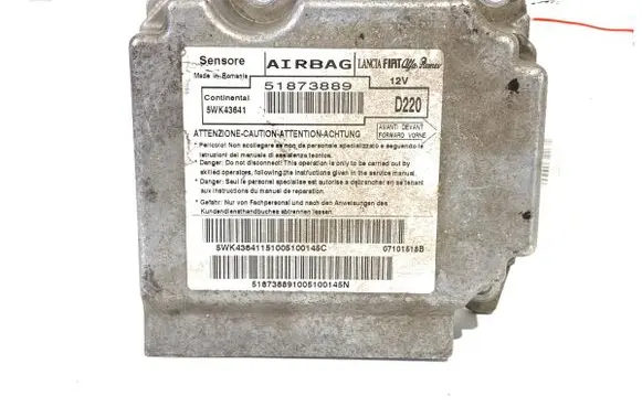 Fiat Bravo Airbag deployment crash/impact sensor 51873889