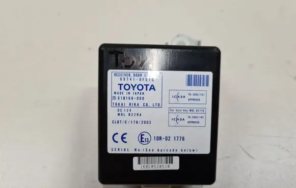 Toyota Corolla Verso AR10 Door control unit/module 897410F010 61B168000 R61B168000