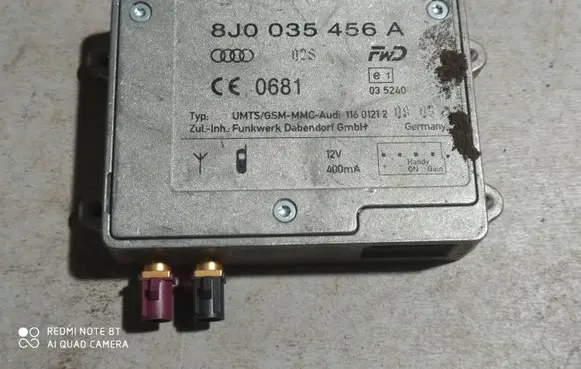 Audi A6 S6 C6 4F Antenna control unit 8J0035456A