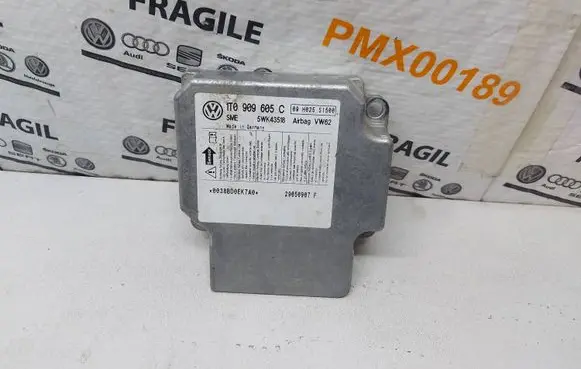Volkswagen Touran I Airbag control unit/module 09H025S1500 5WK43518 1T0909605C