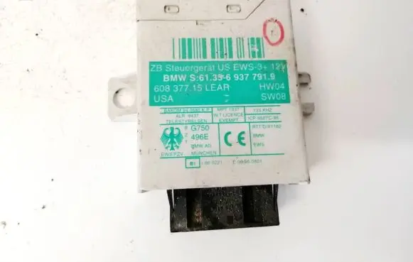 BMW X5 E53 Immobilizer control unit/module 613569377919 6135-6937791.9