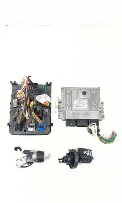 Peugeot 3008 I Engine ECU kit and lock set 9667175380 9678476880 1492K0294