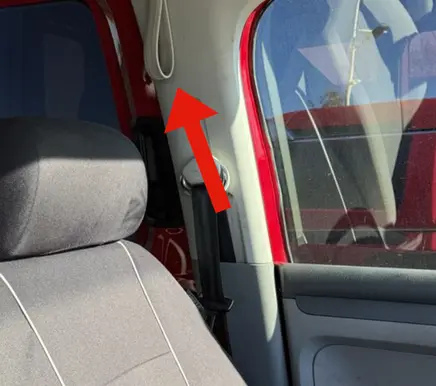 Volkswagen Caddy Front interior roof grab handle 861857637
