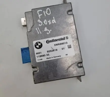 BMW 5 F10 F11 Camera control unit module 9252819 66519252819