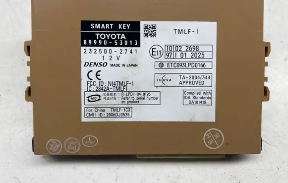 Lexus IS 220D-250-350 Keyless (KESSY) go control unit/module 8999053013 2325002741