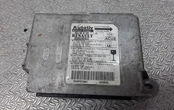 Renault Megane II Airbag control unit/module 603989700 8200340431